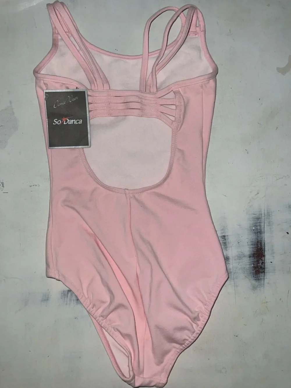 Dance Essentials Pink Camisole Leotard Girls 8-10 NWT – Triple Strap Dancewear